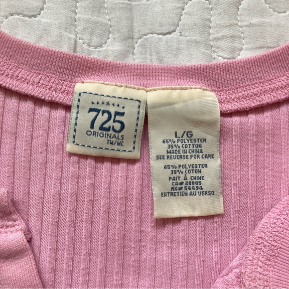 Vintage 00s Ribbed Baby Tee π - Picture 5 of 5